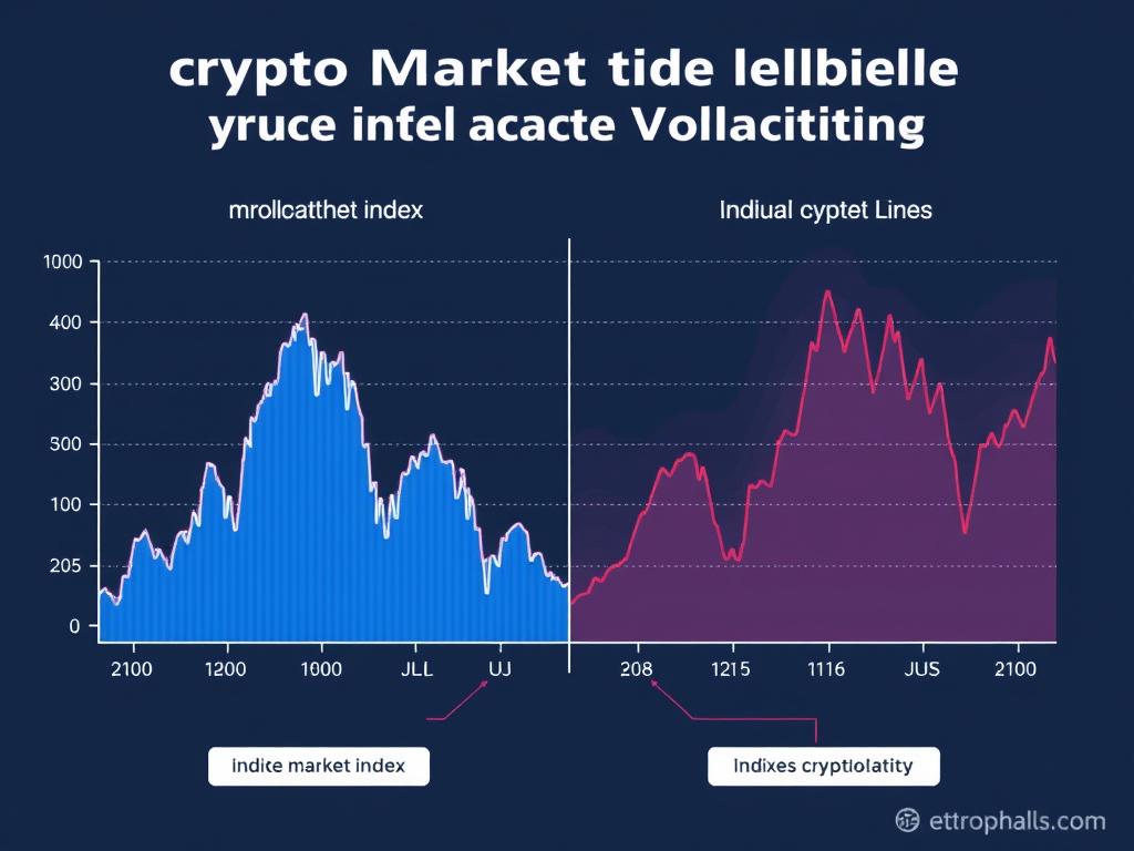 Crypto market volatility comparison between indices and individual assets Crypto market volatility comparison between indices and individual assets