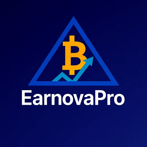 EarnovaPro logo for cryptocurrency education, market analysis, and trading tools
